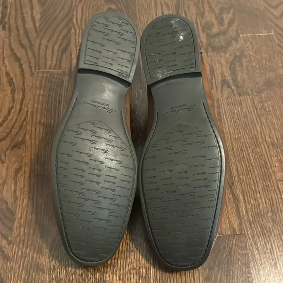 Men’s Santoni Brown Buckle-Strap Loafer Shoes - Picture 8 of 9